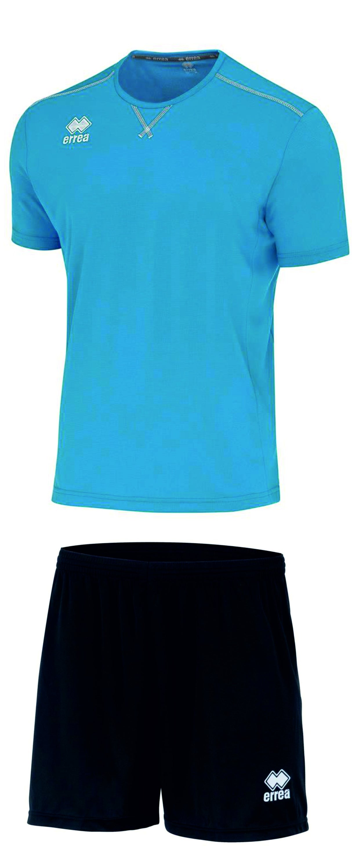 errea Kit Everton Azzurro Cyano Nero