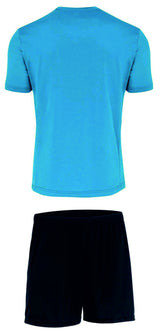 errea Kit Everton Azzurro Cyano Nero